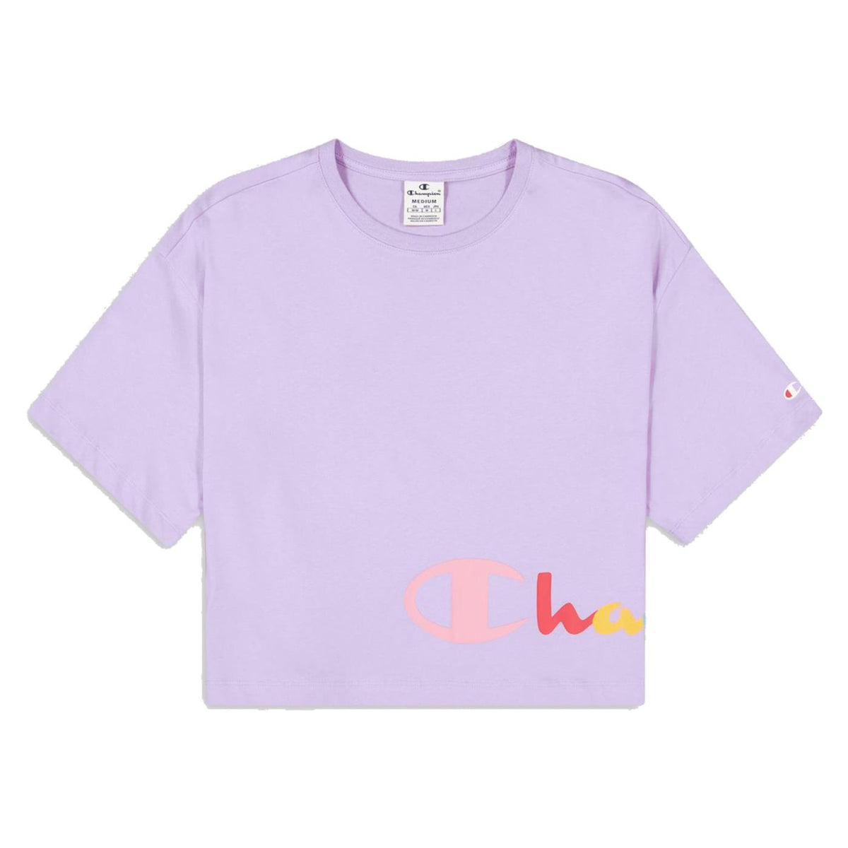 CHAMPION W CREWNECK CROPTOP TEE