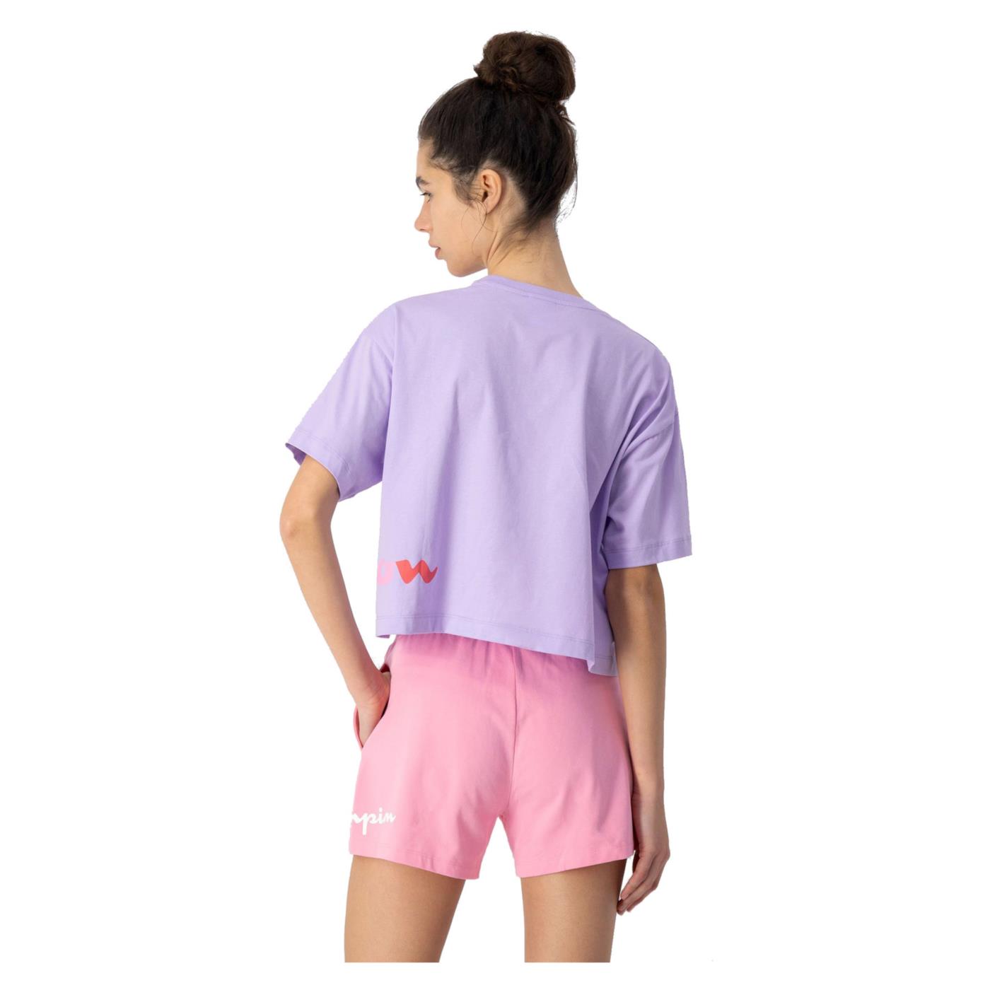 CHAMPION W CREWNECK CROPTOP TEE