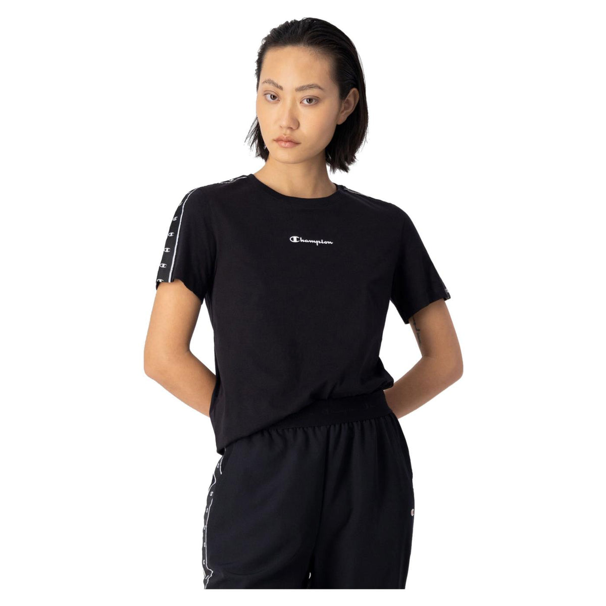 CHAMPION WOMAN CREWNECK T-SHIRT - seconda immagine