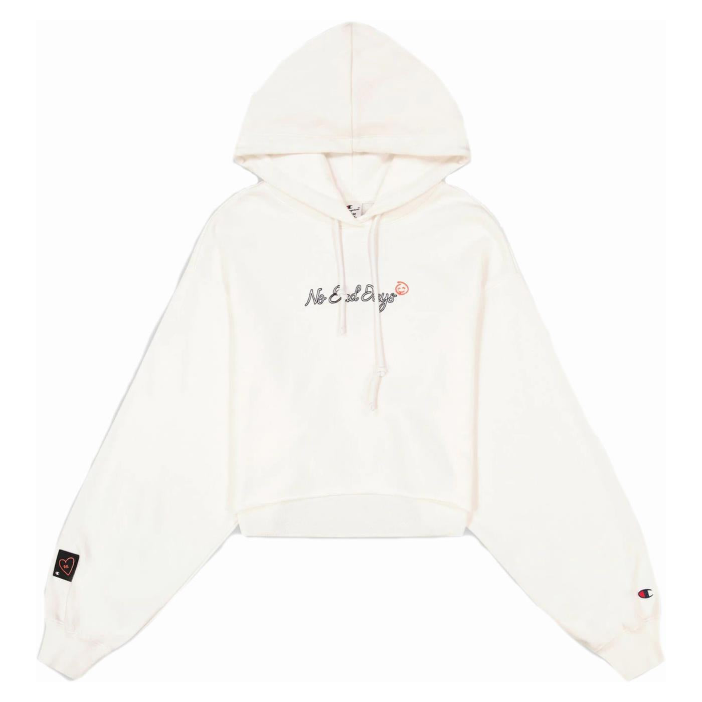 CHAMPION WOMAN HOODED SWEATSHIRT - Bianco - immagine principale