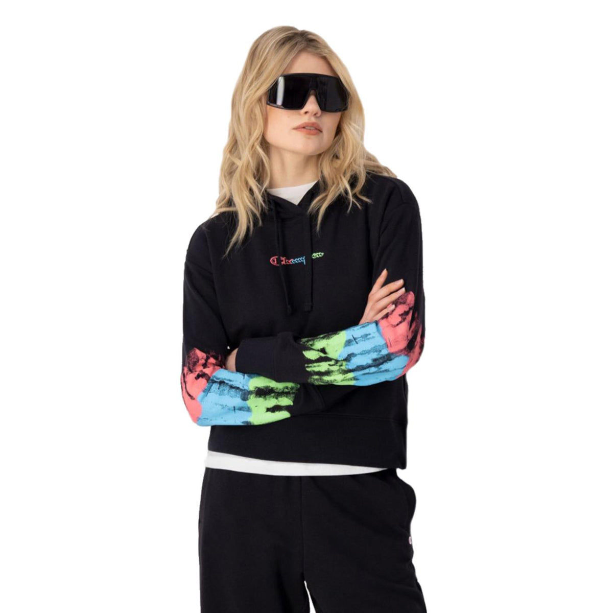 CHAMPION WOMAN HOODED SWEATSHIRT - seconda immagine