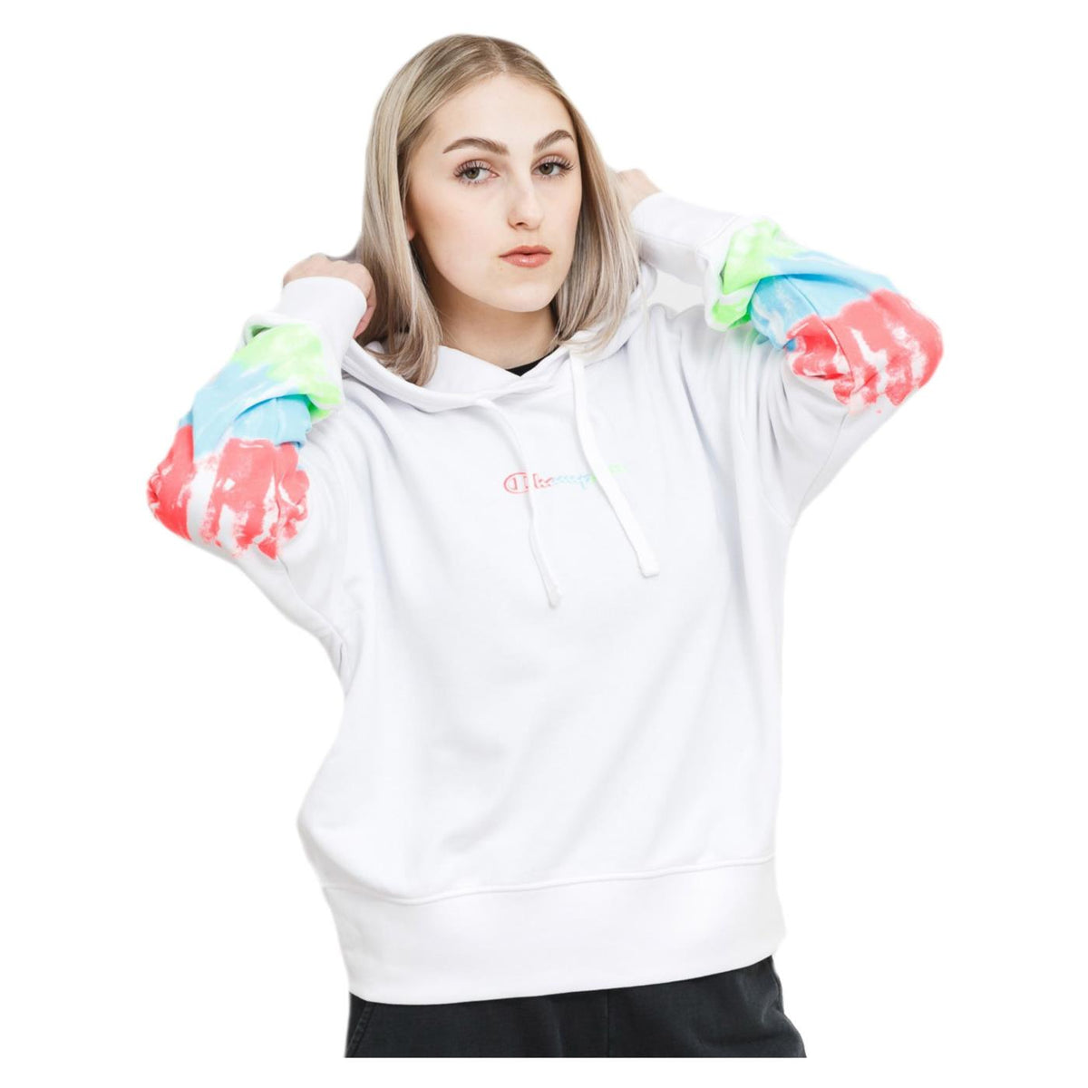CHAMPION WOMAN HOODED SWEATSHIRT