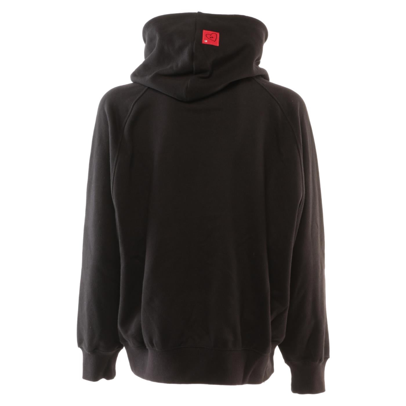 CHAMPION WOMAN HOODED SWEATSHIRT - Nero - vista 2