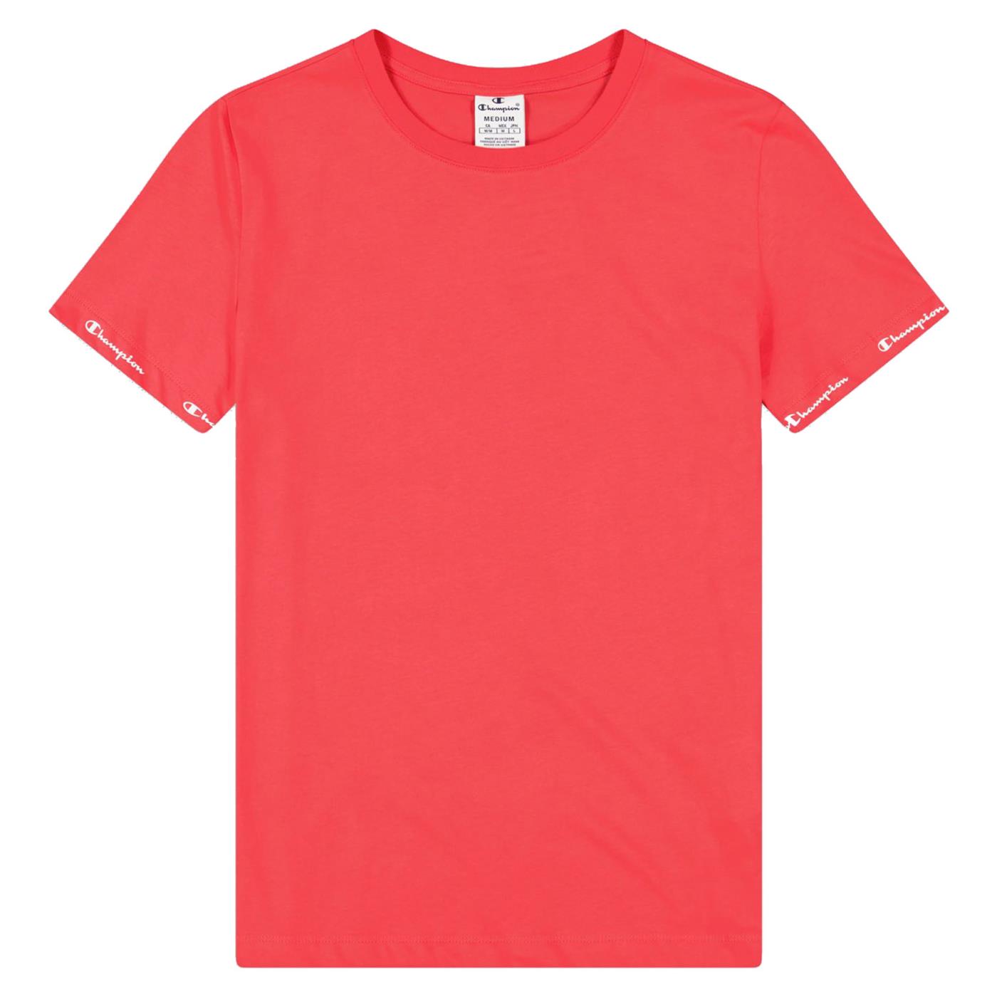 CHAMPION WOMAN CREWNECK T-SHIRT - Corallo - immagine principale