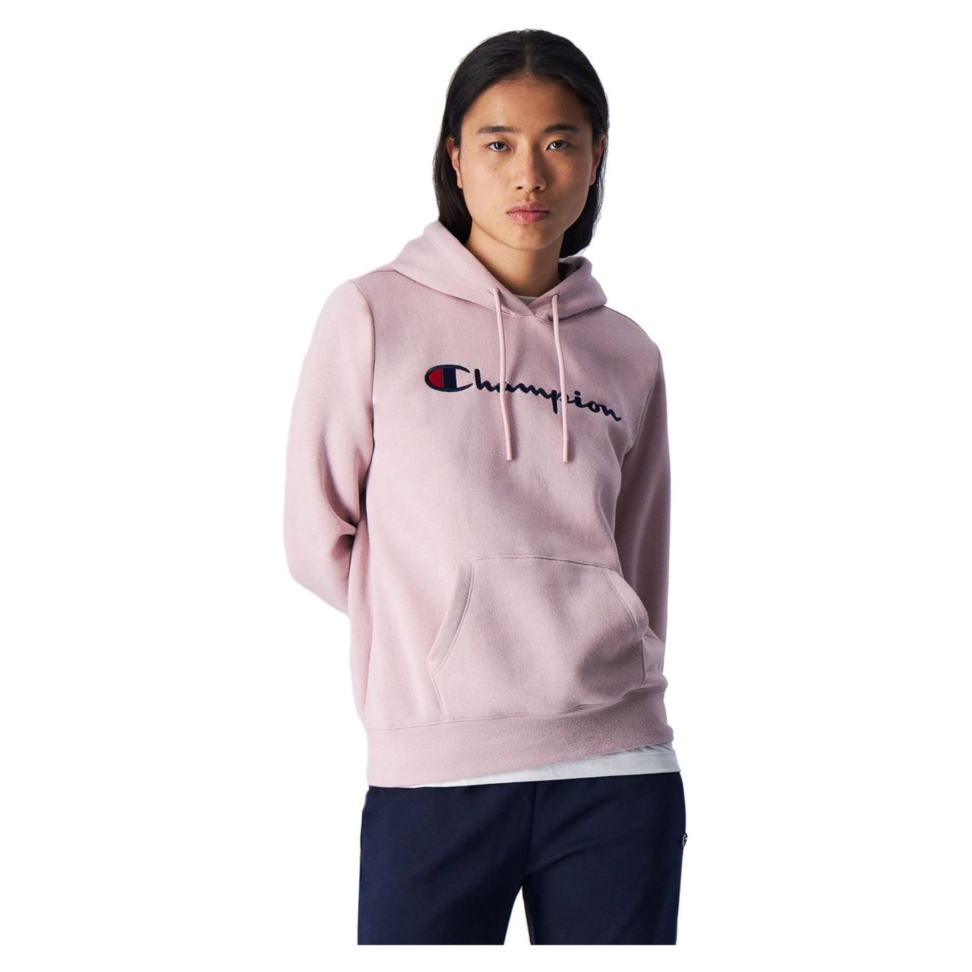 CHAMPION HOODED SWEATSHIRT - Rosa - vista 2