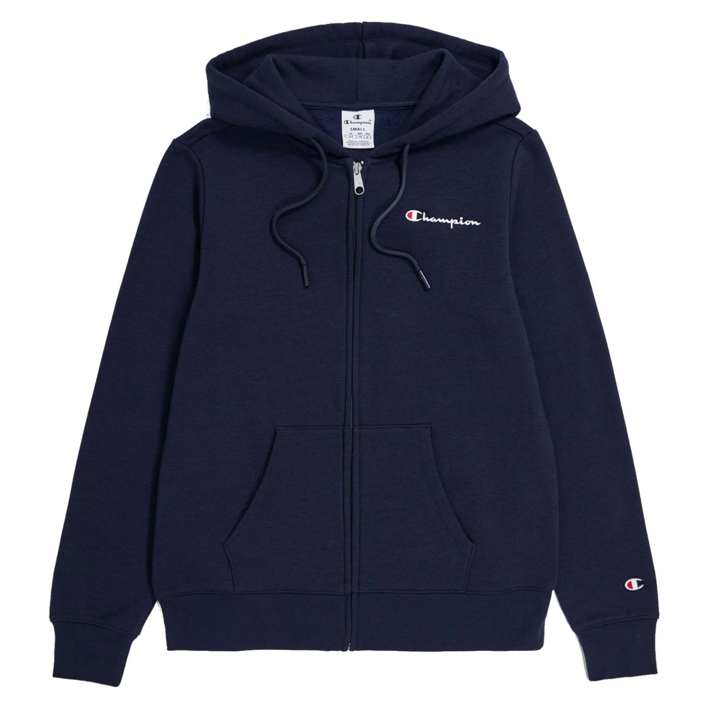 CHAMPION HOODED FULL ZIP SWEATSHIR - Blu - immagine principale