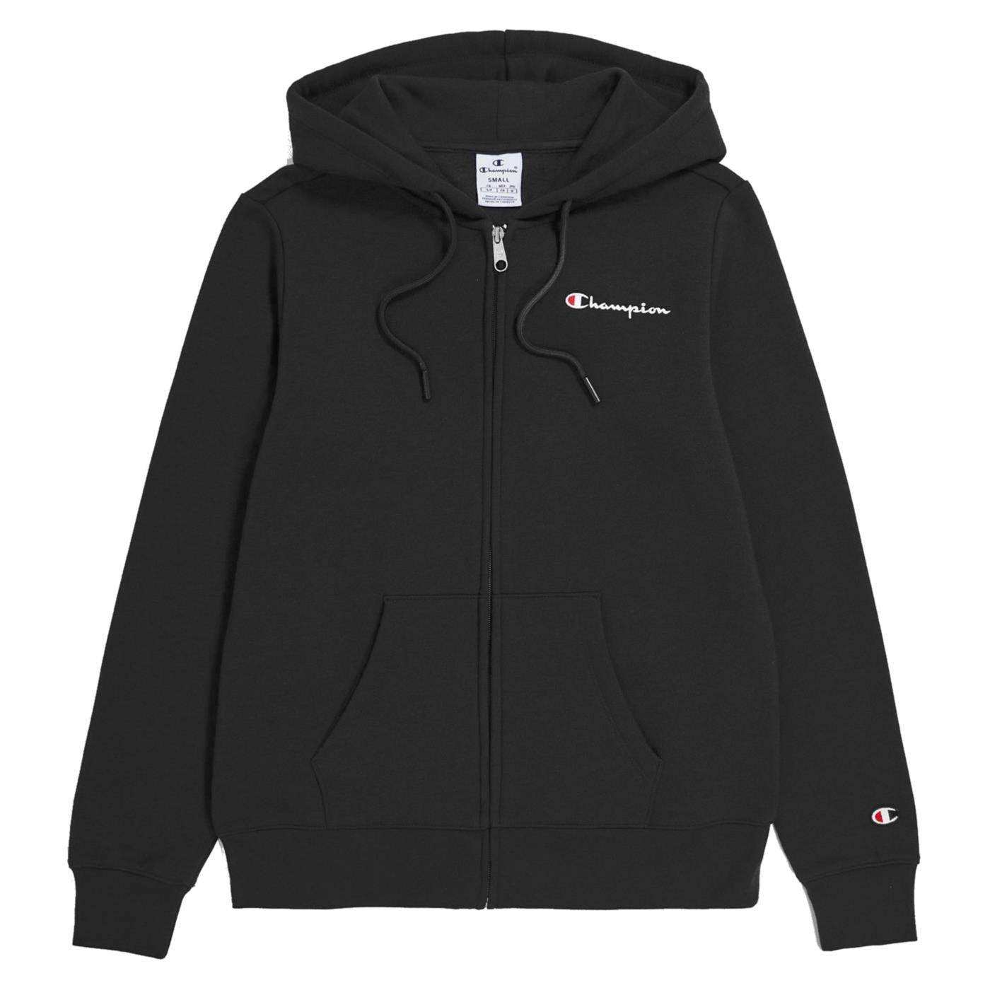 CHAMPION HOODED FULL ZIP SWEATSHIR - Nero - immagine principale