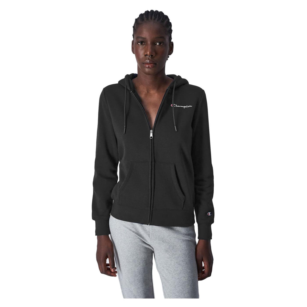 CHAMPION HOODED FULL ZIP SWEATSHIR - seconda immagine