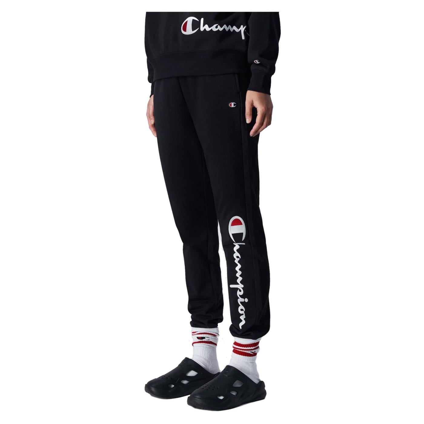 CHAMPION RIB CUFF PANTS - Nero - vista 2