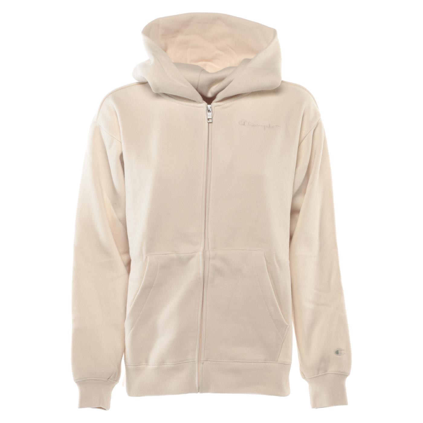 CHAMPION HOODED FULL ZIP SWEATSHIR - Beige - immagine principale
