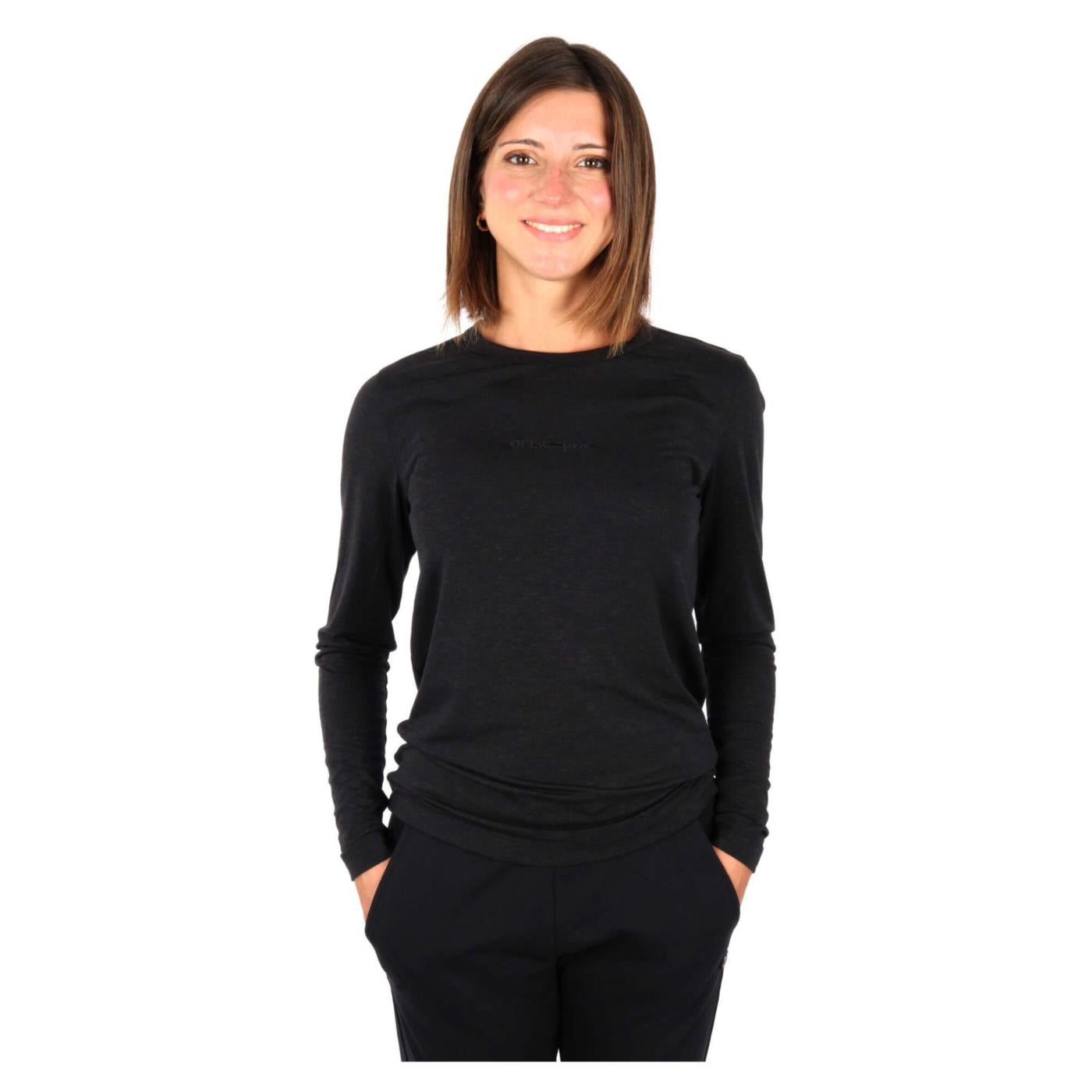 CHAMPION CREWNECK LONG SLEEVE T-SH - Nero - immagine principale