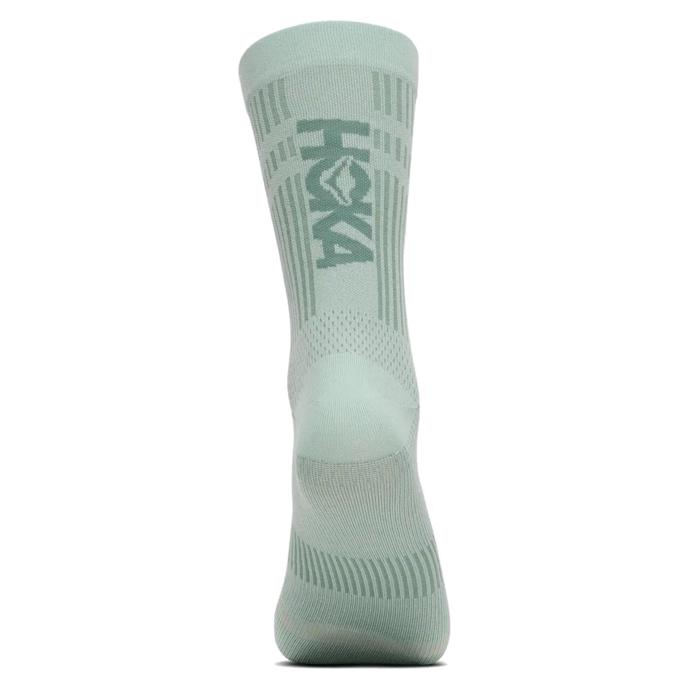 HOKA TRAIL RUN CREW SOCK - Verde - vista 3
