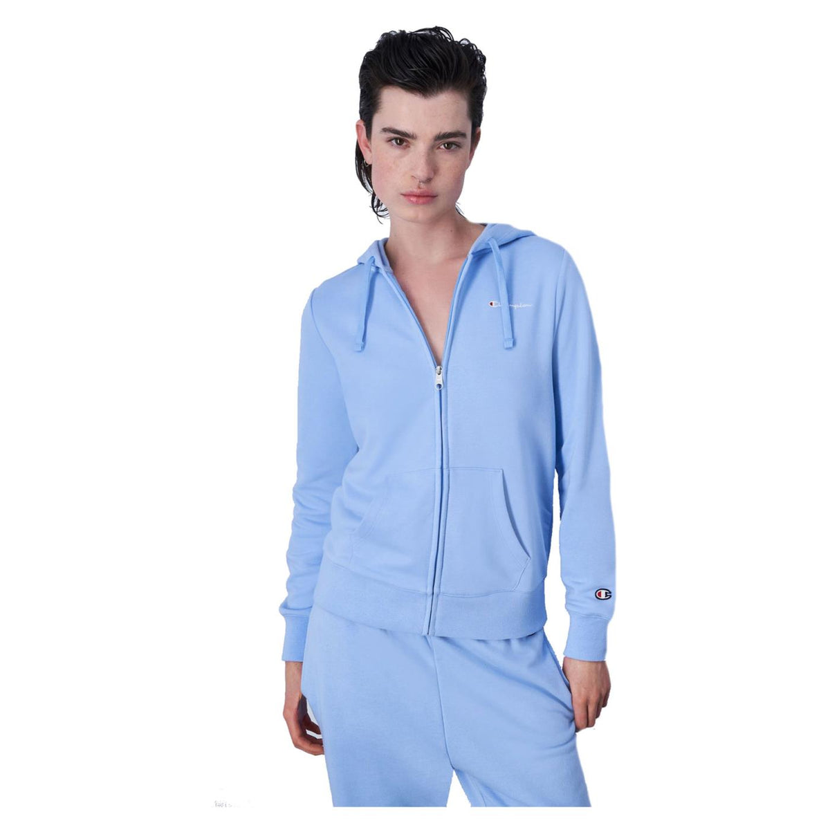 CHAMPION HOODED FULL ZIP SWEATSHIR - seconda immagine