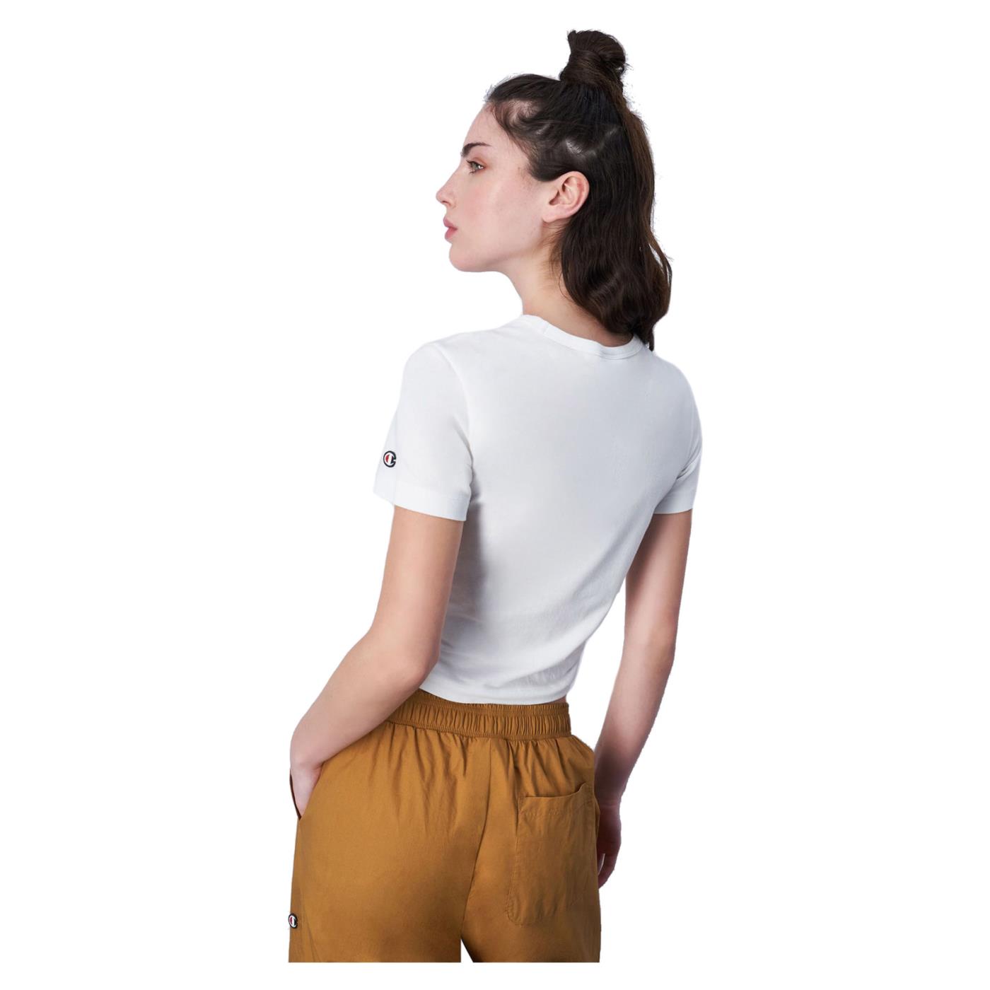 CHAMPION CREWNECK CROPTOP T-SHIRT