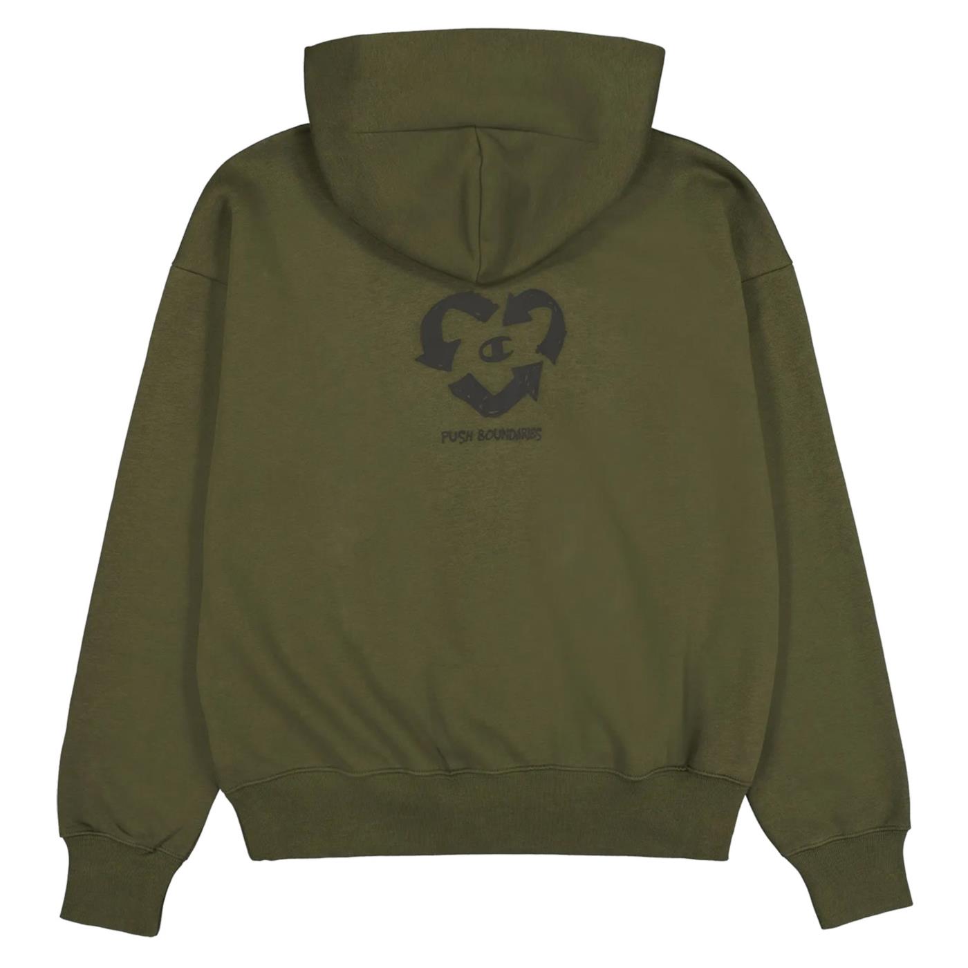 CHAMPION W HOODED FZ SWEATSHIRT