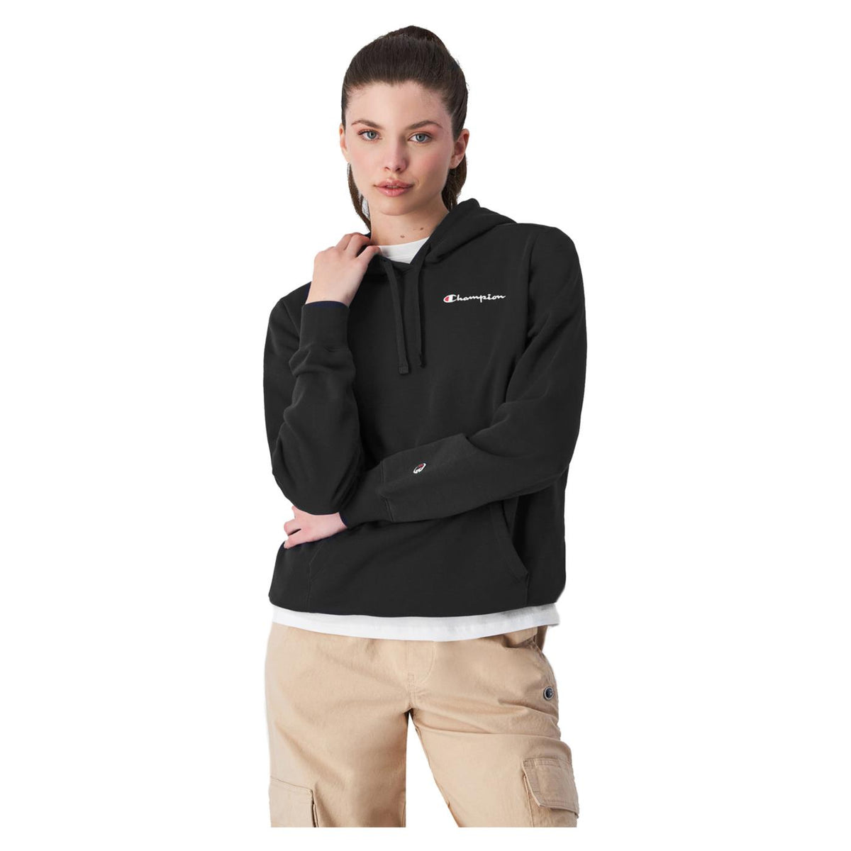 CHAMPION W HOODED SWEATSHIRT - seconda immagine