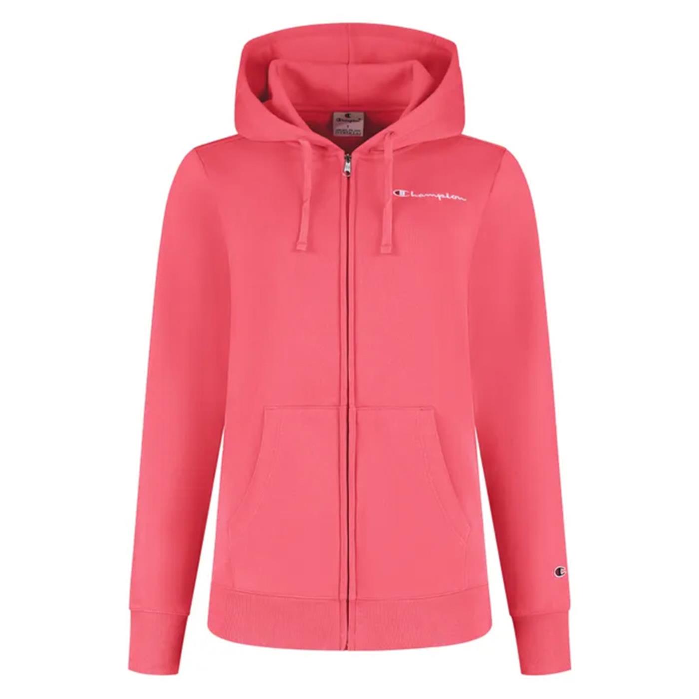 CHAMPION W HOODED FZ SWEATSHIRT