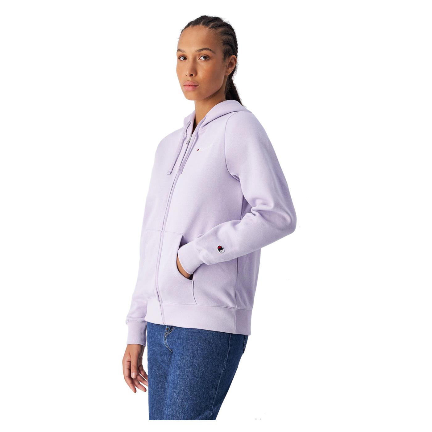CHAMPION W HOODED FZ SWEATSHIRT