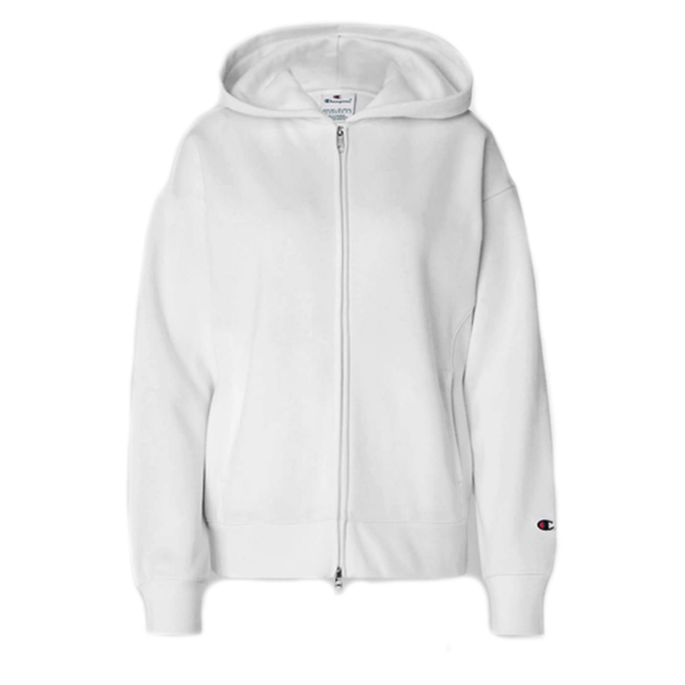CHAMPION W HOODED FZ SWEATSHIRT