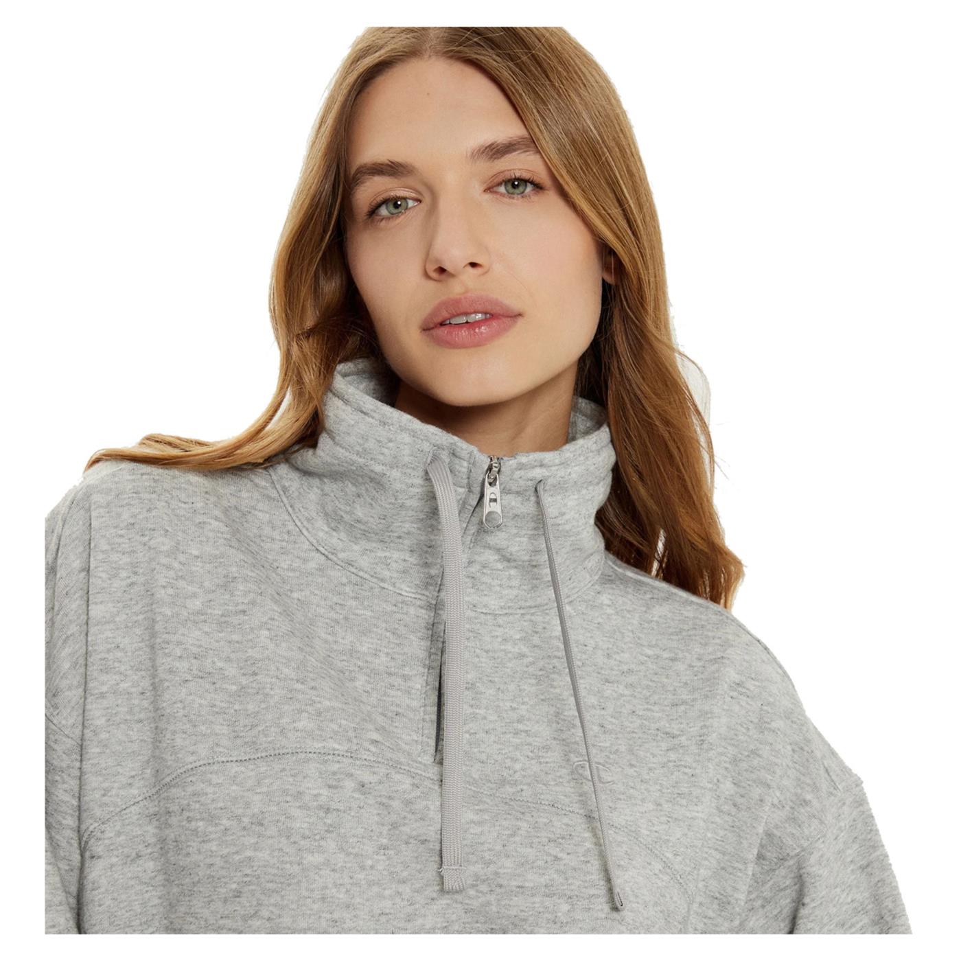 CHAMPION W HALF ZIP SWEATSHIRT