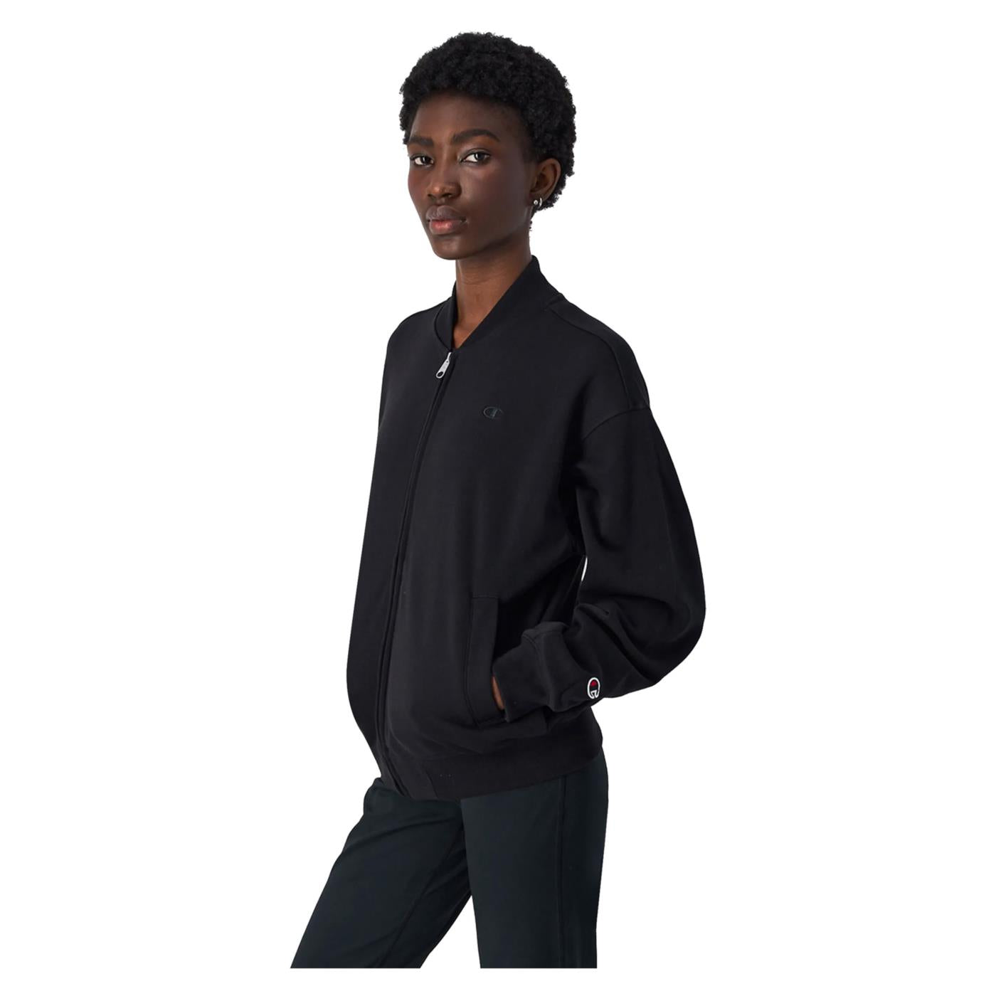 CHAMPION W BOMBER SWEATSHIRT