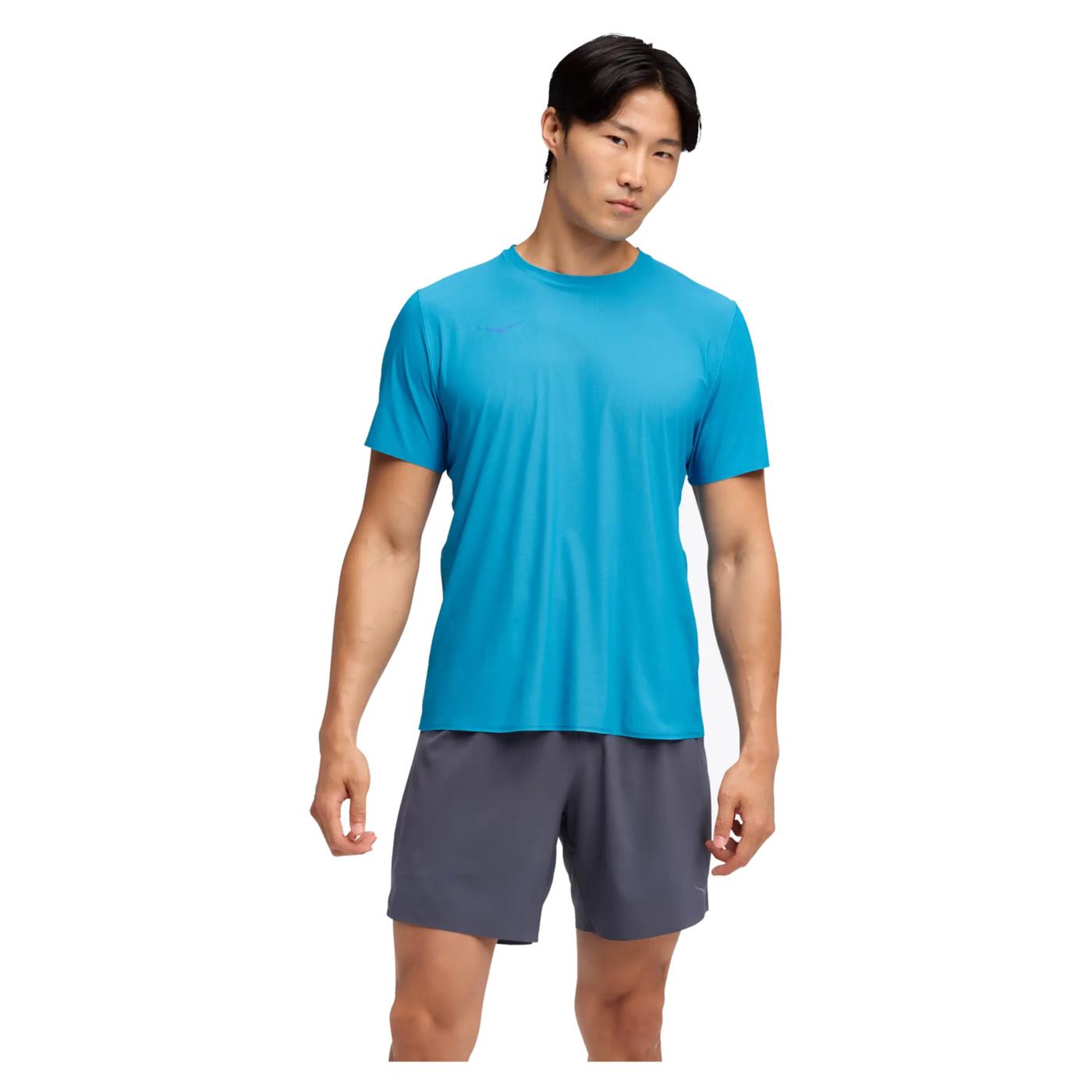 HOKA AIROLITE SHORT SLEEVE 2.0 - C1-azzurro - immagine principale
