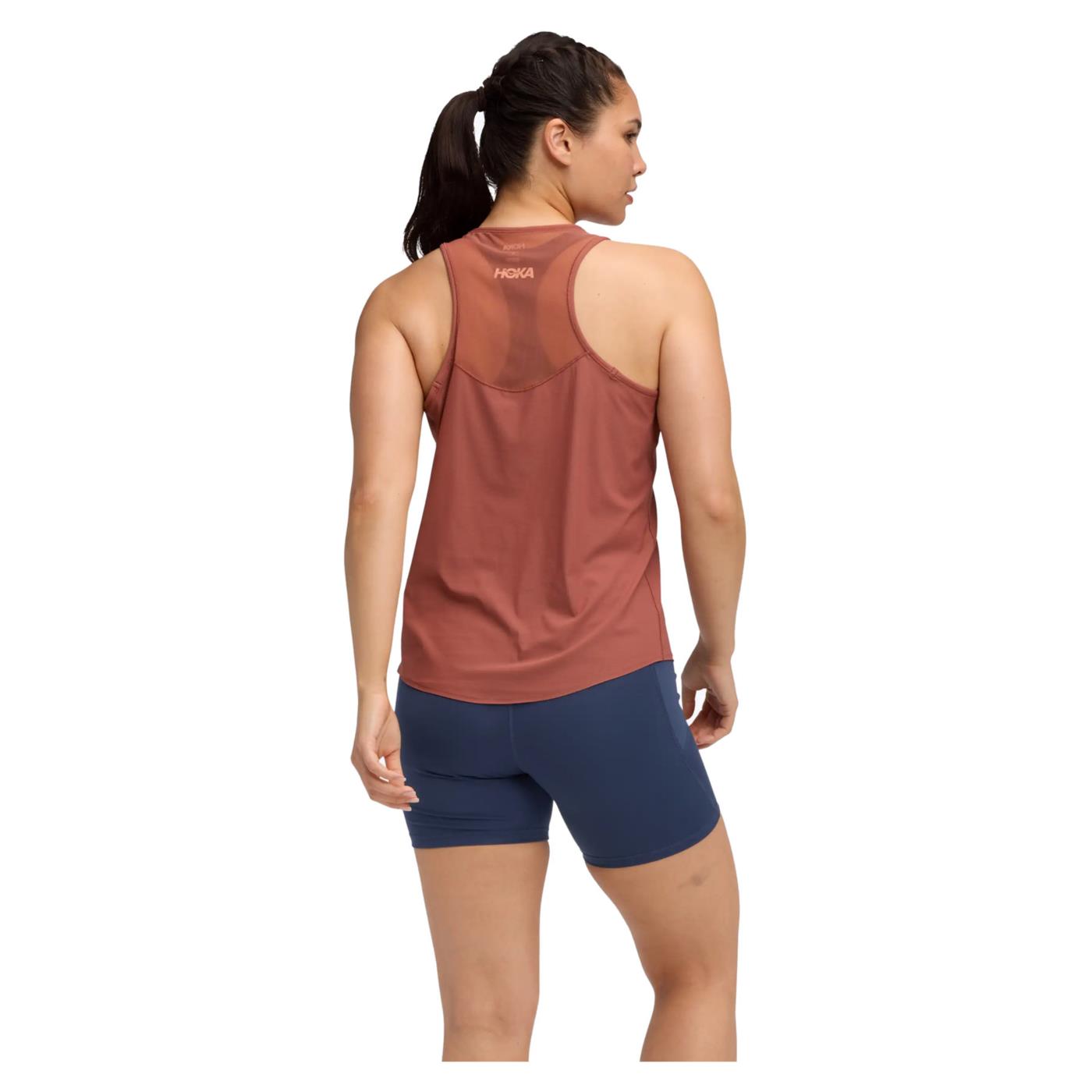 HOKA AIROLITE TANK 2.0 WOMAN - Bordeaux - vista 2