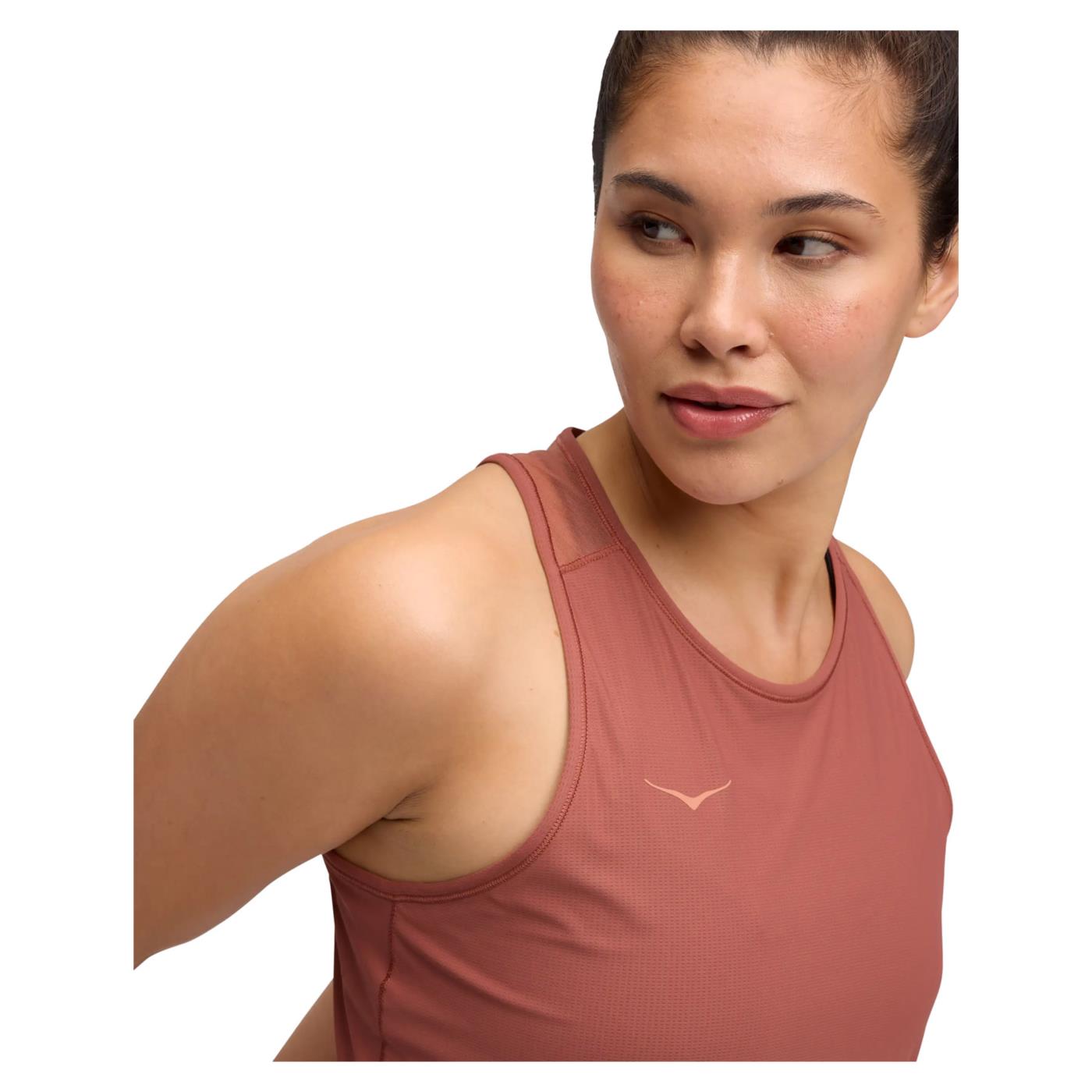 HOKA AIROLITE TANK 2.0 WOMAN - Bordeaux - vista 3
