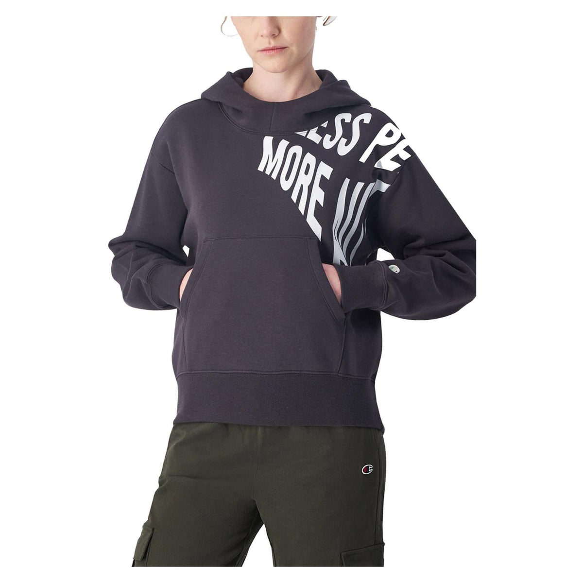 CHAMPION W HOODED SWEATSHIRT - seconda immagine