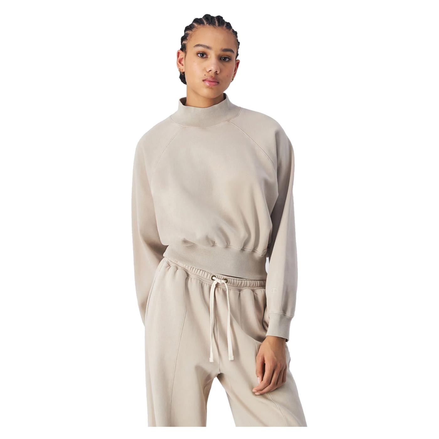 CHAMPION W TURTLE NECK SWEATSHIRT