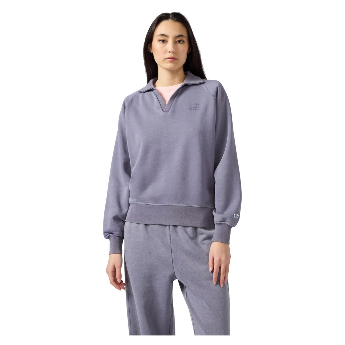 CHAMPION W POLO NECK SWEATSHIRT - seconda immagine