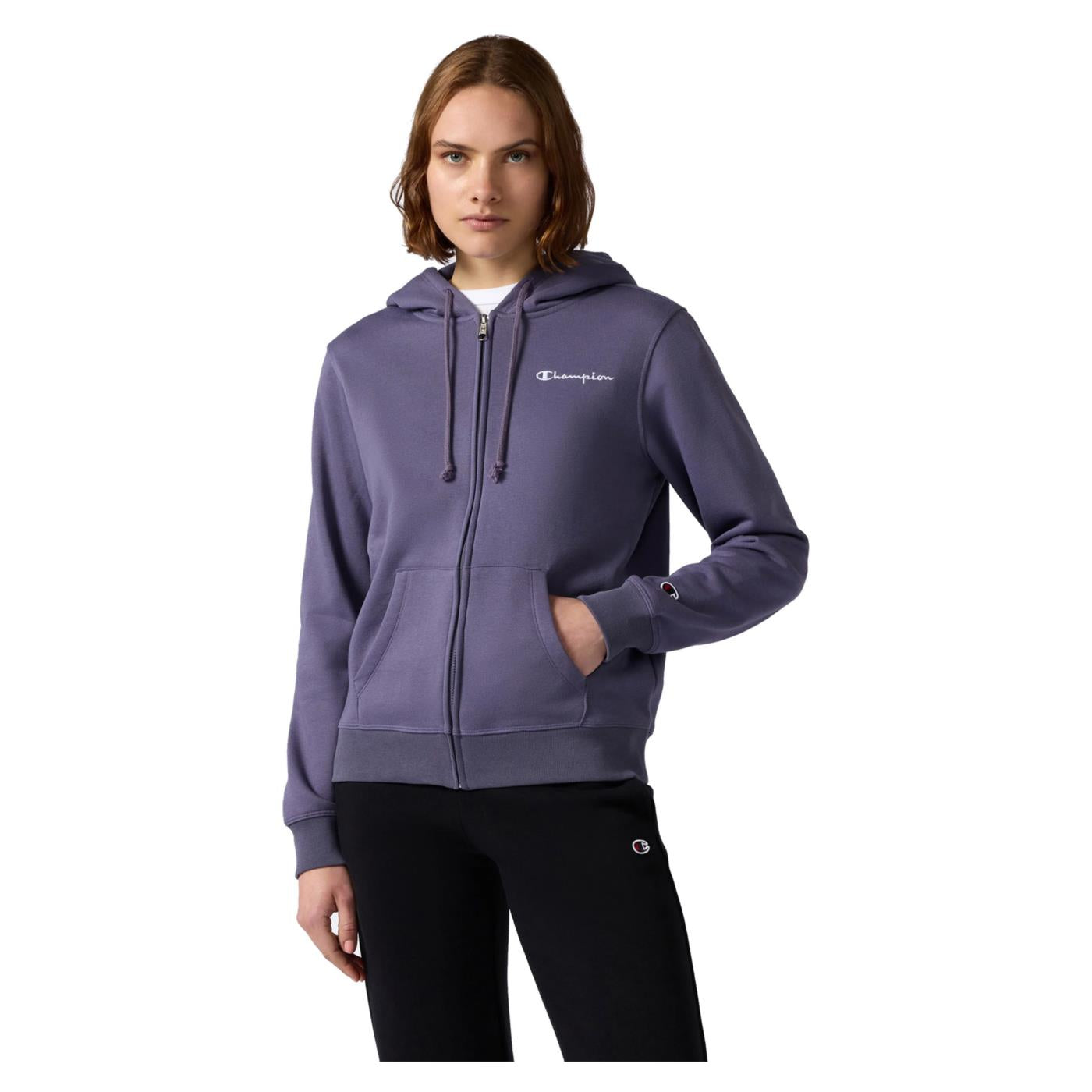 CHAMPION W FZ HOODIE SWEATSHIRT