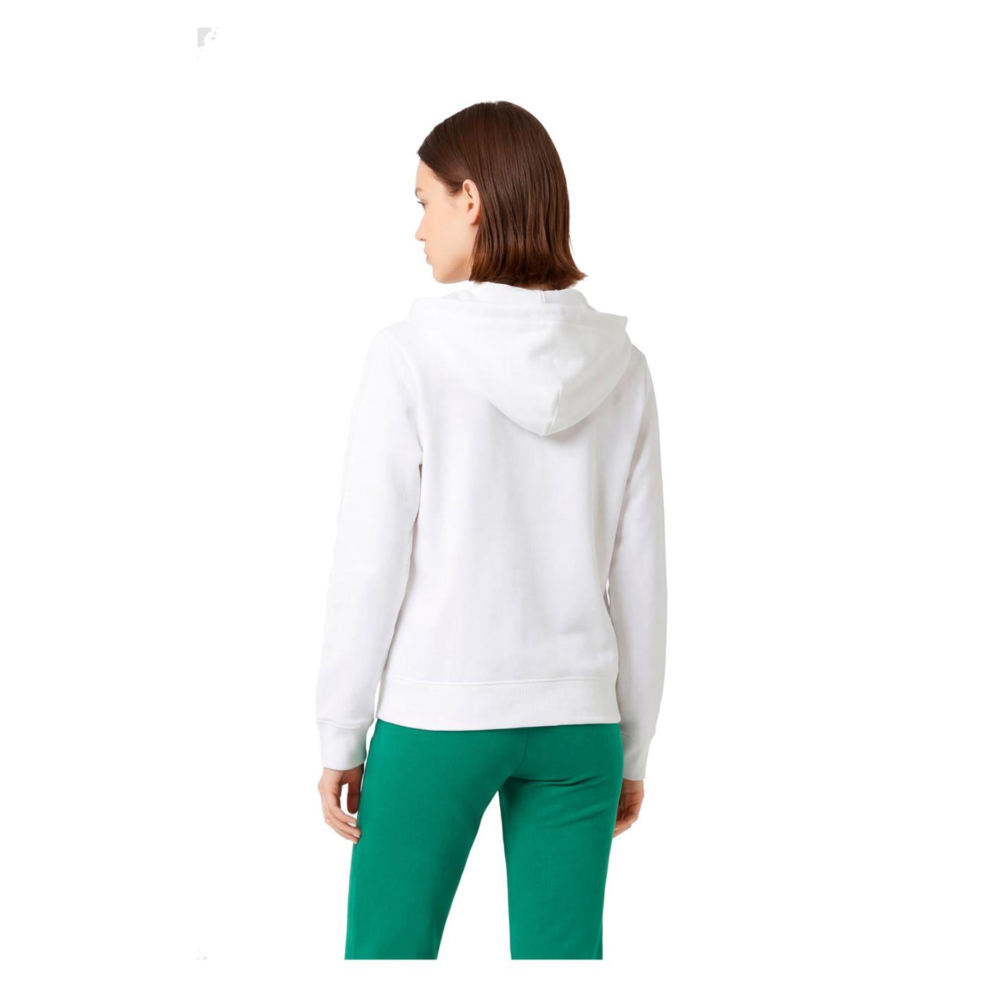 CHAMPION W FZ HOODIE SWEATSHIRT - Bianco - vista 2