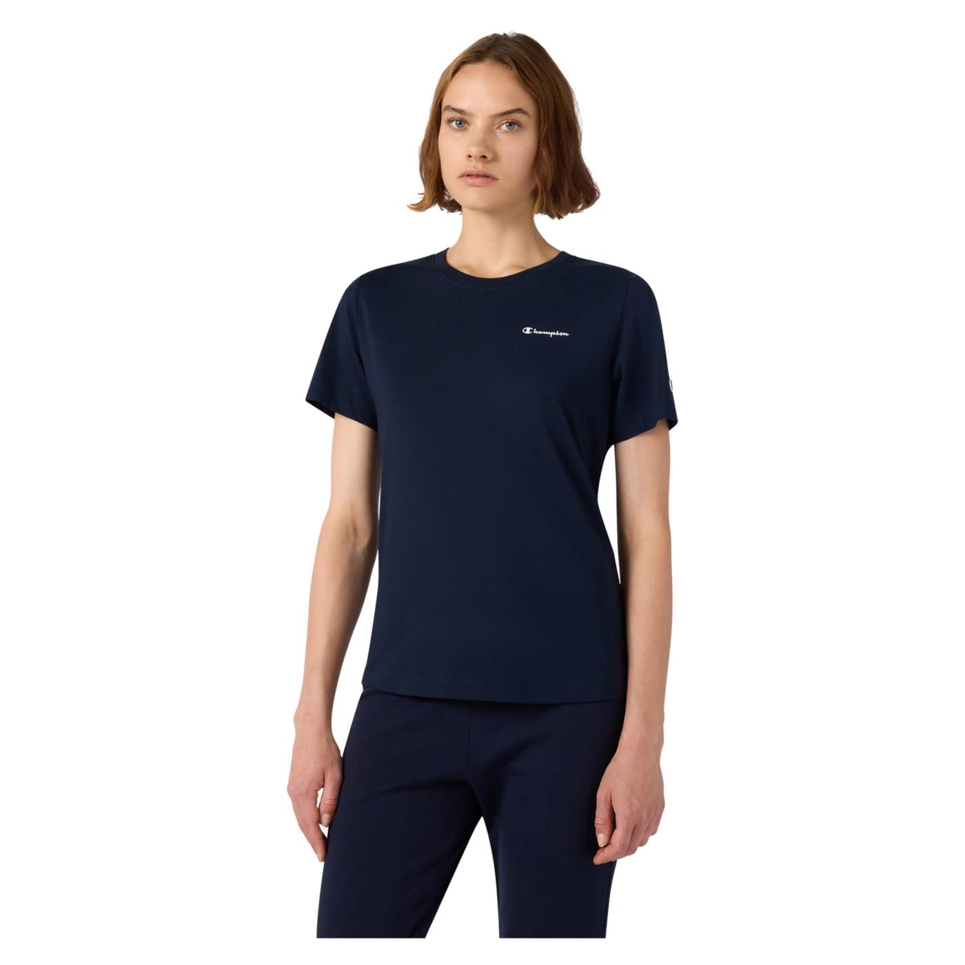 CHAMPION W SS TEE - Blu - immagine principale