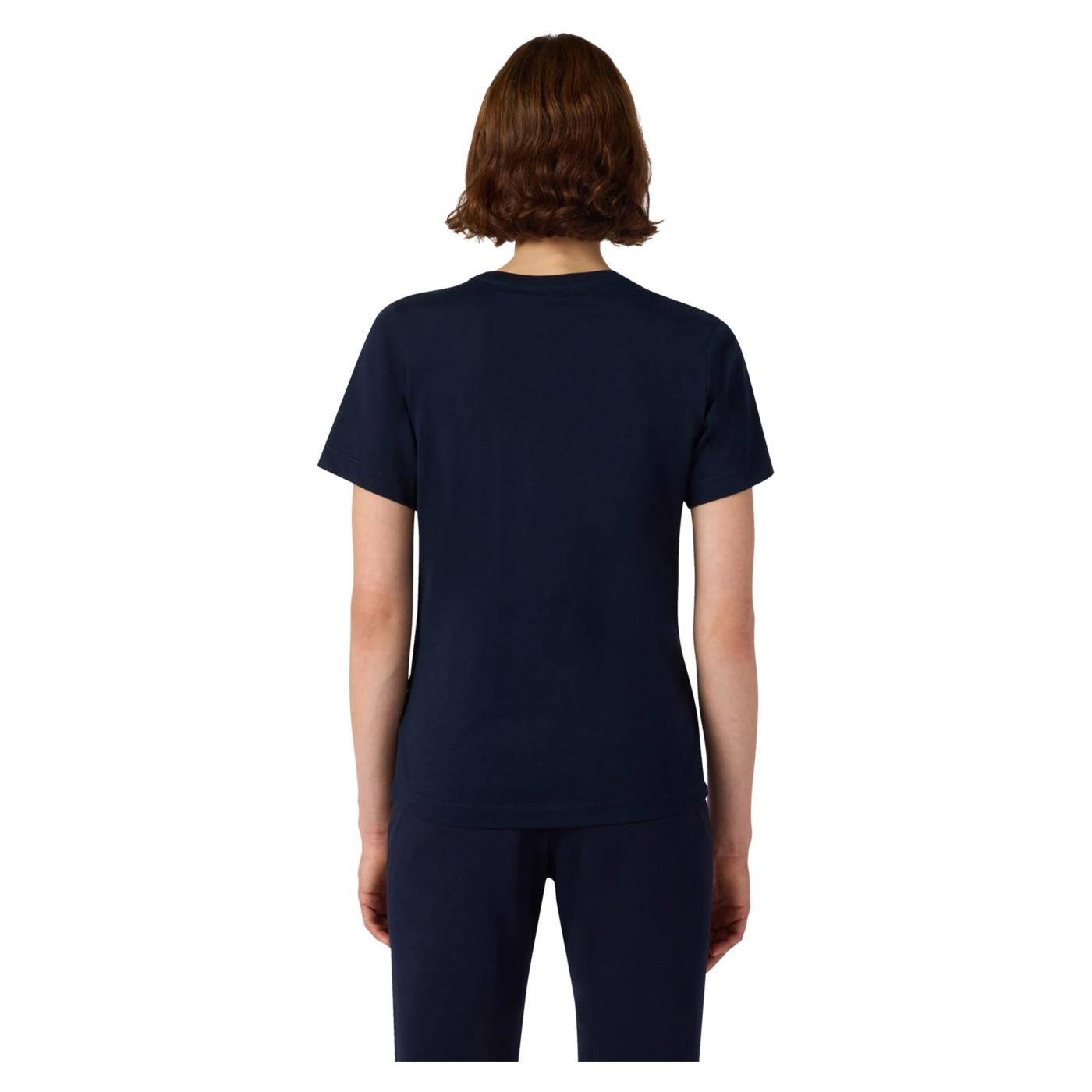 CHAMPION W SS TEE - Blu - vista 2