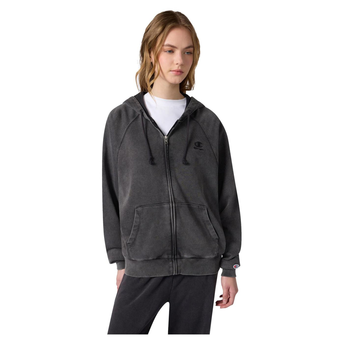 CHAMPION W FZ HOODIE SWEATSHIRT