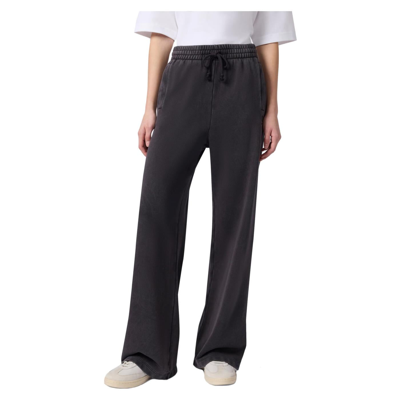 CHAMPION W WIDE LEG PANTS - Grigio scuro - immagine principale