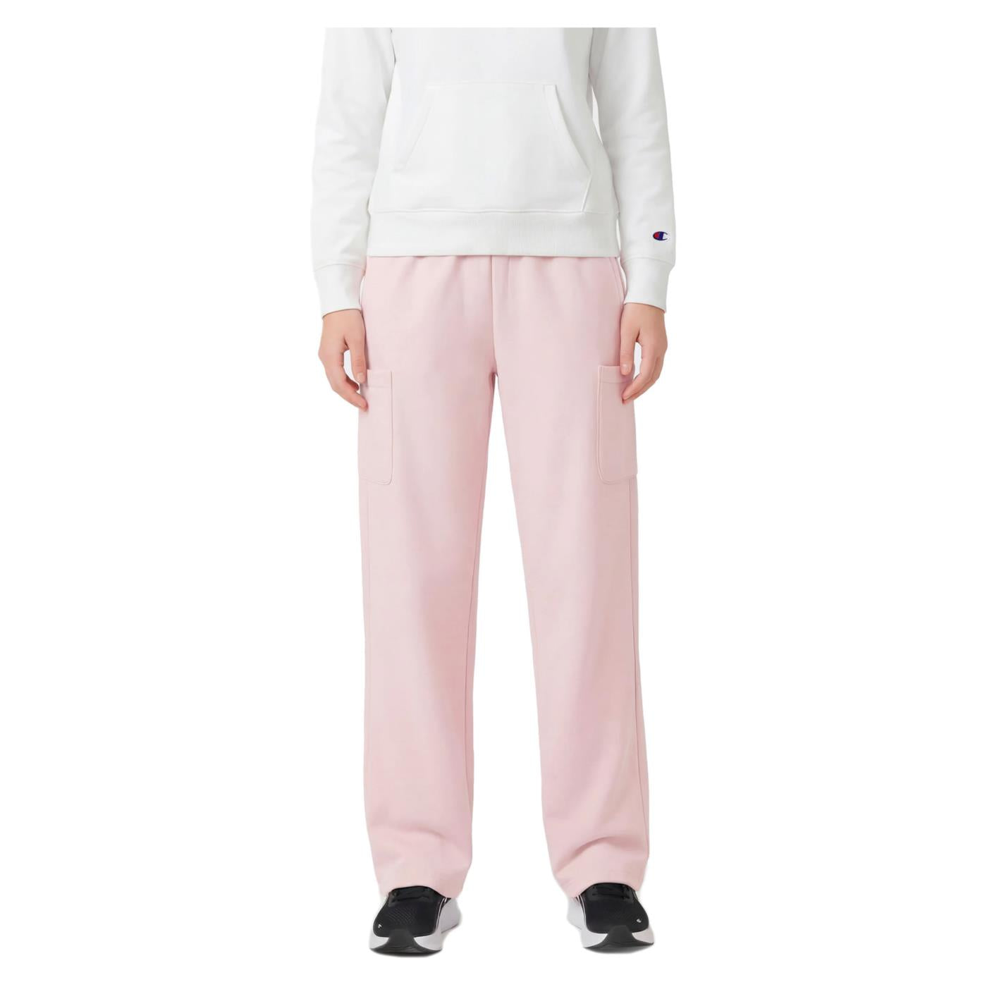 CHAMPION W WIDE LEG PANTS - Rosa - immagine principale