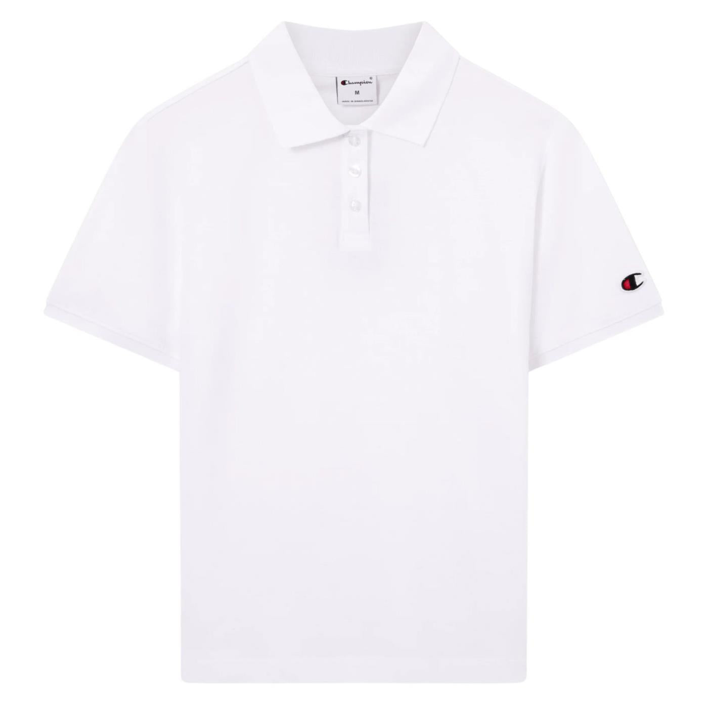 CHAMPION W POLO SHORT SLEEVE - Bianco - immagine principale