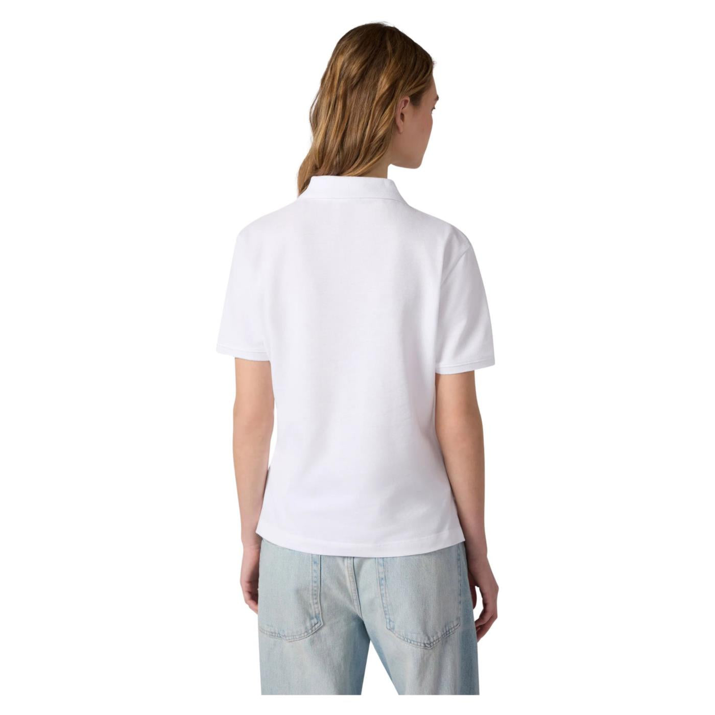 CHAMPION W POLO SHORT SLEEVE - Bianco - vista 3