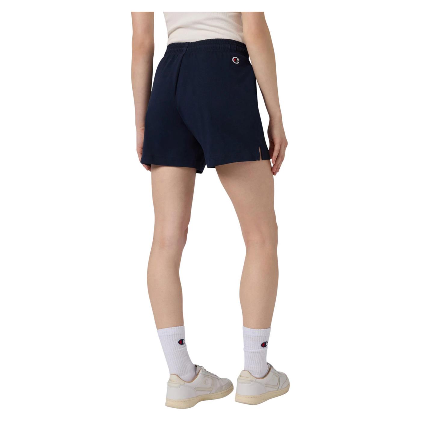 CHAMPION W SHORTS - Blu - vista 2