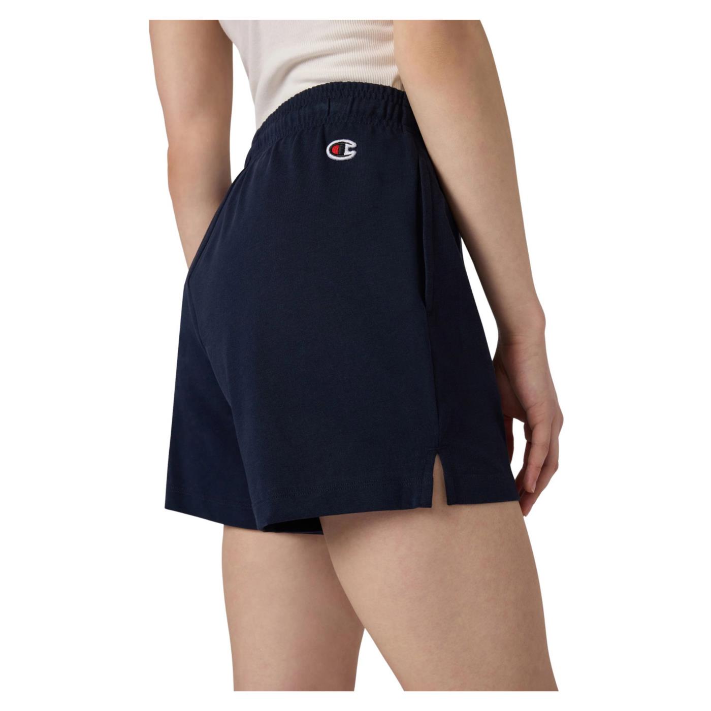 CHAMPION W SHORTS - Blu - vista 3