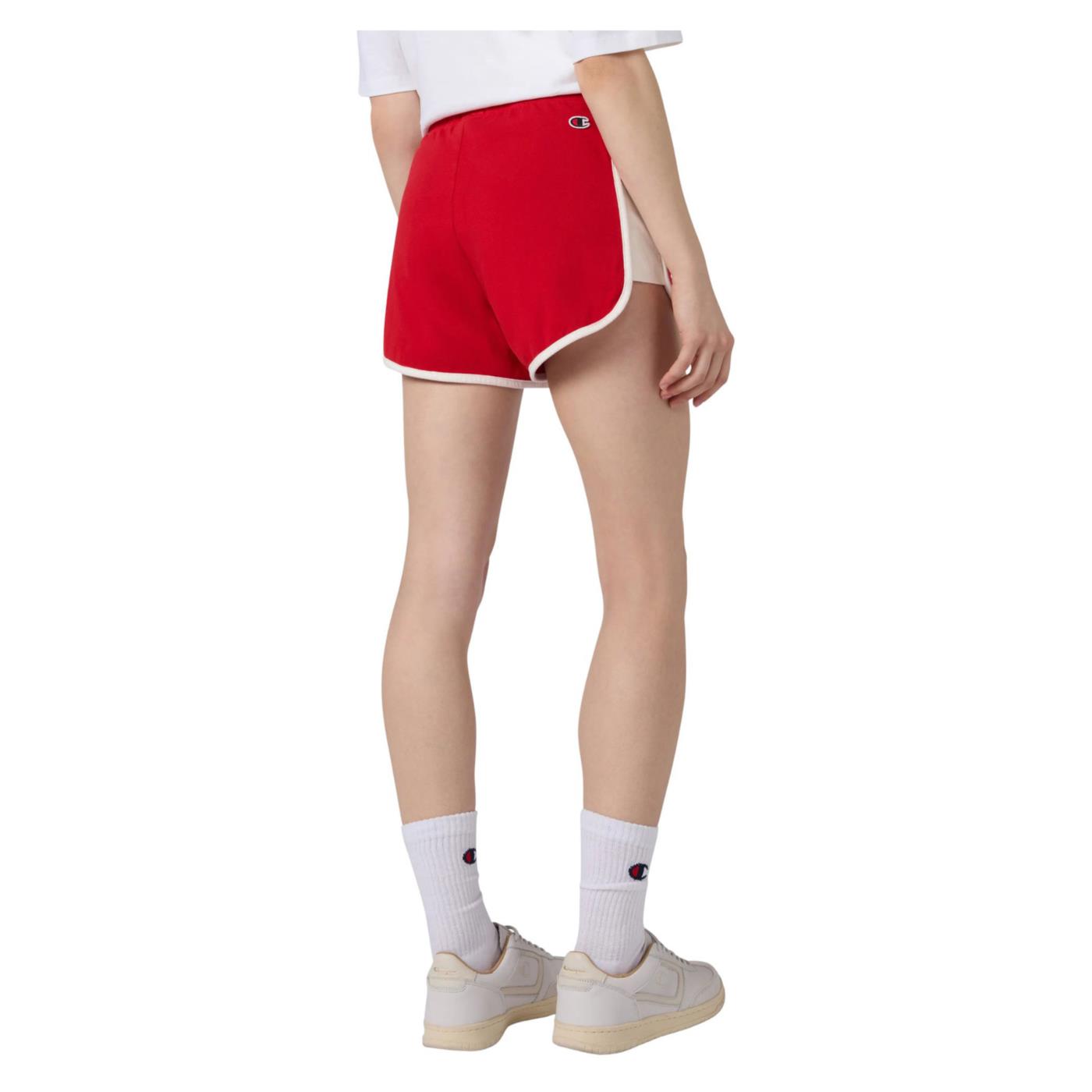 CHAMPION W SHORTS - Rosso - vista 2