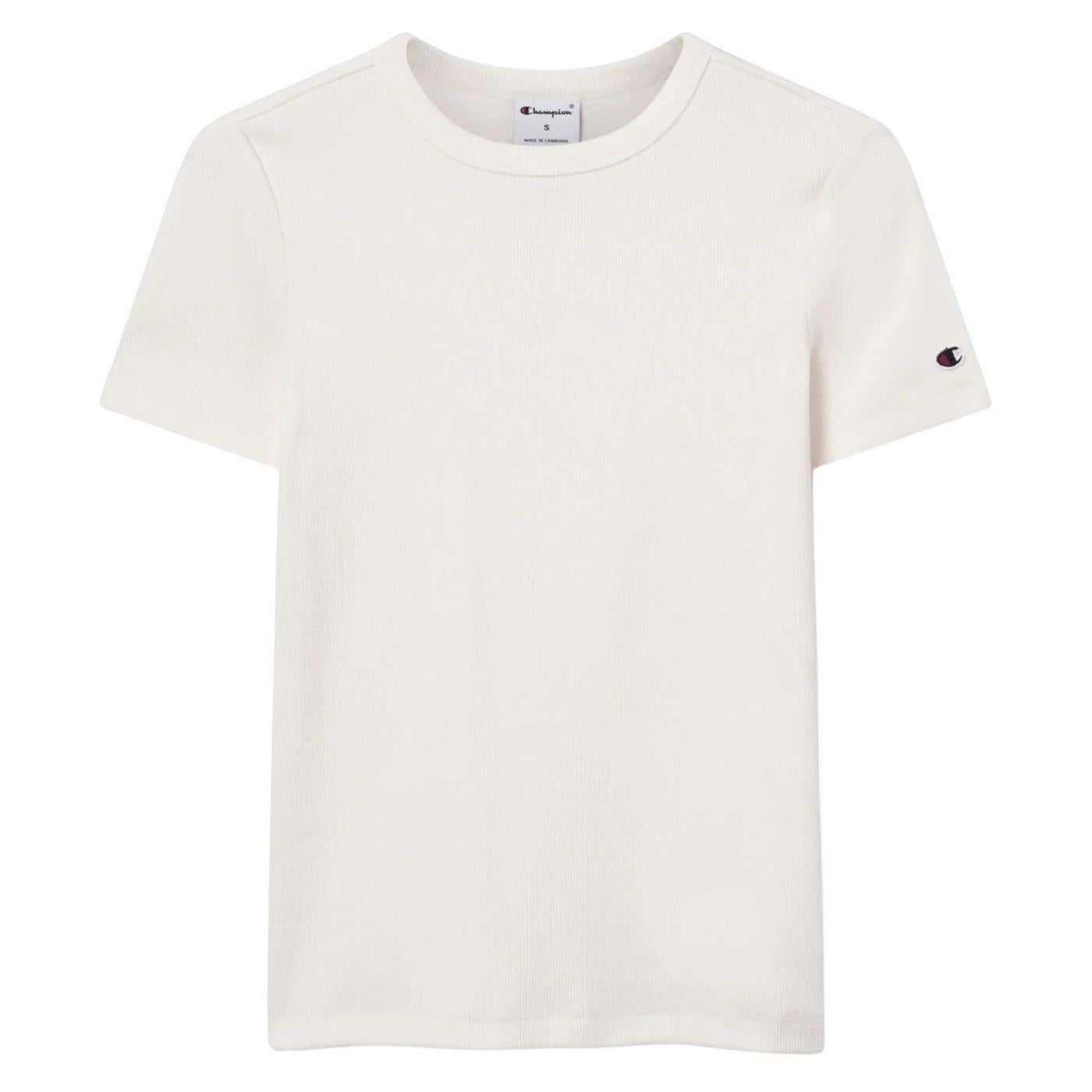 CHAMPION W SS TEE - Bianco - vista 4