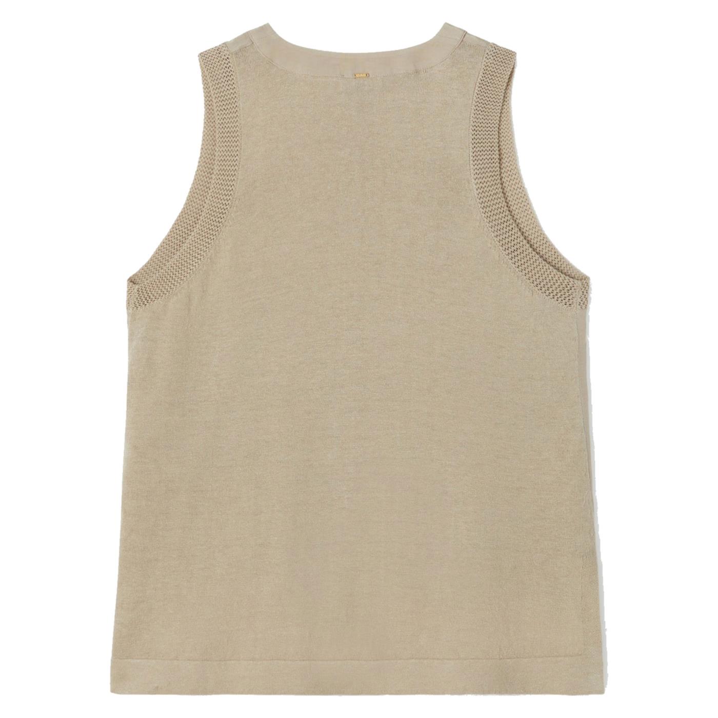 GAS NORMAS TOP TRICOT LINEN