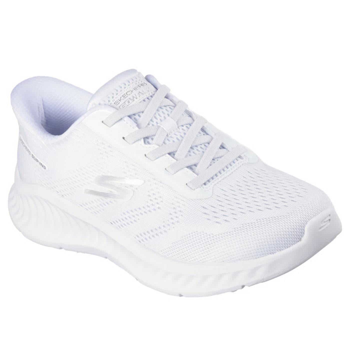 SKECHERS GO WALK NOW KHLOE WOMAN - Bianco - vista 3