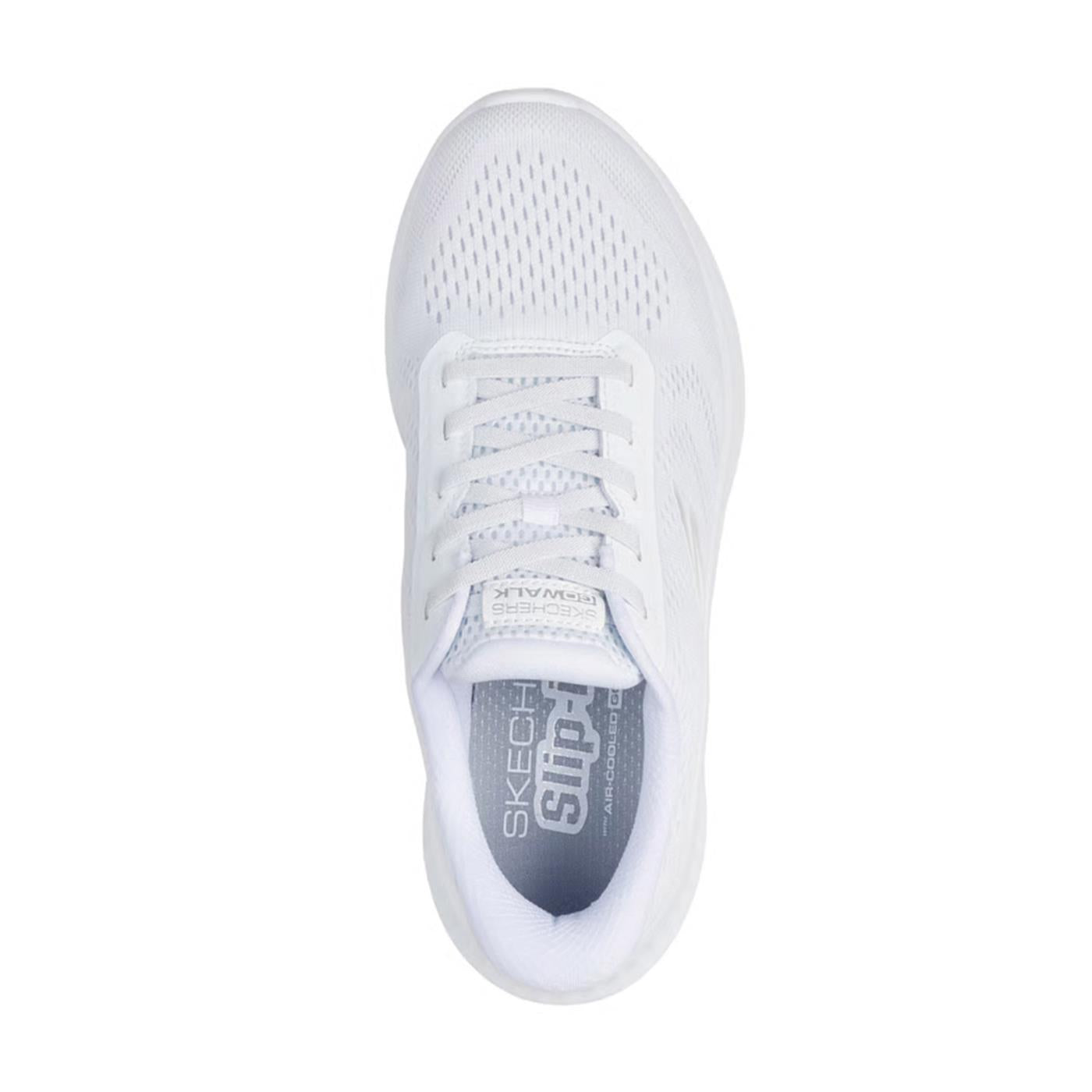 SKECHERS GO WALK NOW KHLOE WOMAN - Bianco - vista 4