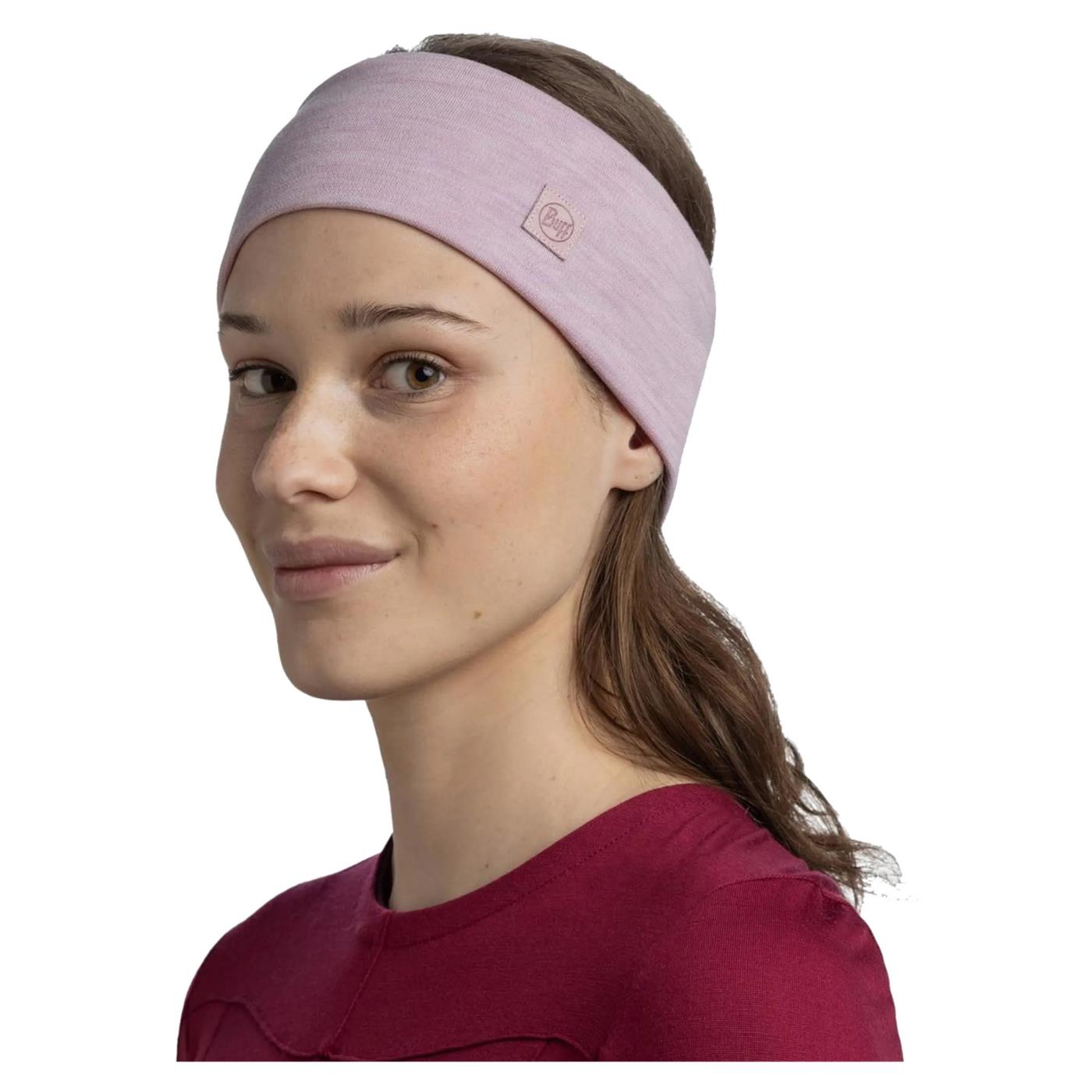 BUFF MERINO WIDE HEADBAND LILA - vista 2