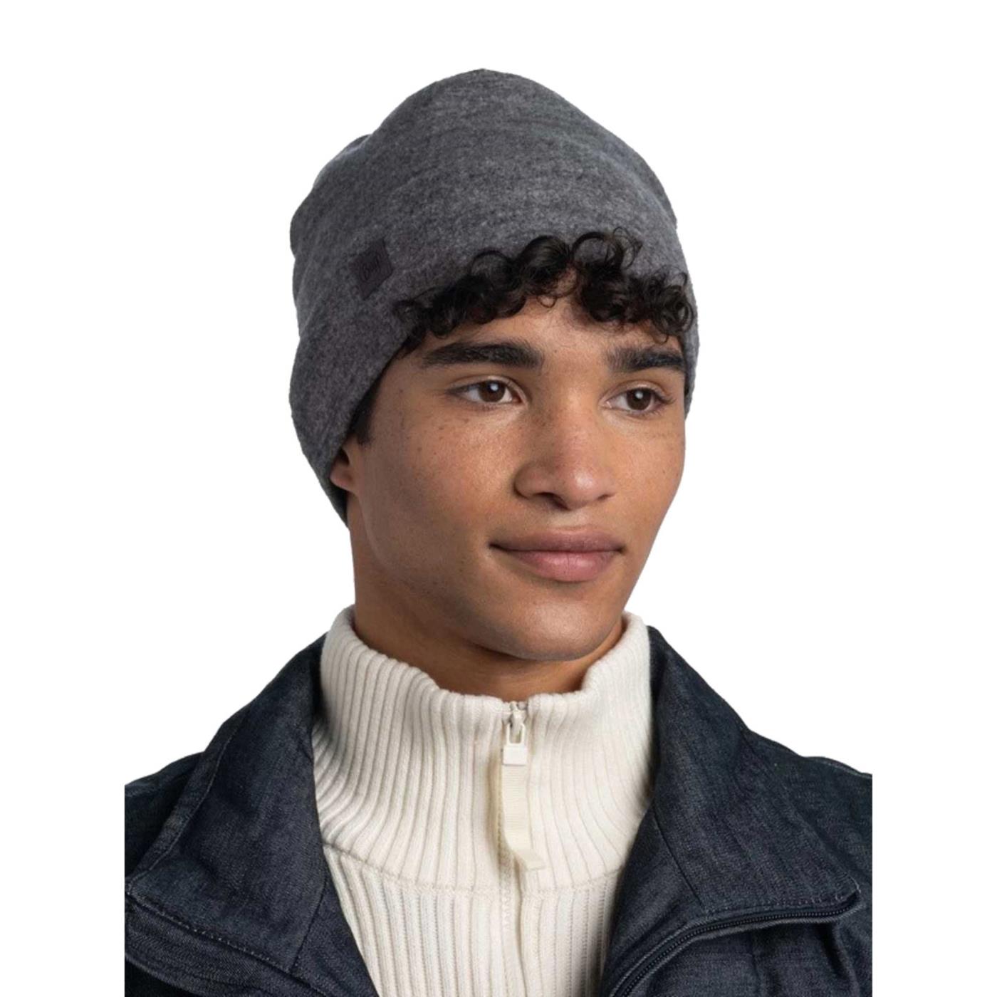 BUFF MERINO FLEECE BEANIE GREY