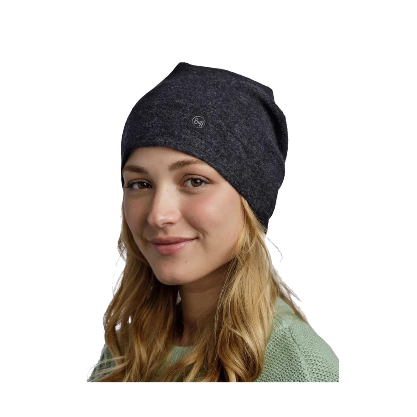 BUFF MERINO FLEECE BEANIE BLAC